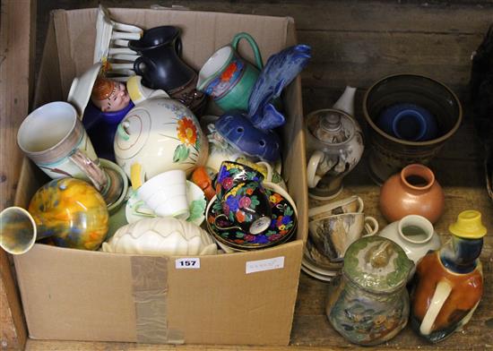 Mixed Art Deco ceramics